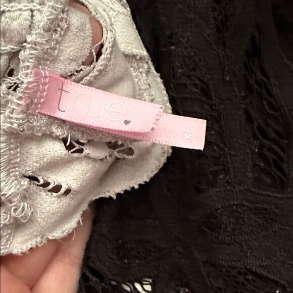 Women’s True Religion Elegant Lace Bralette in grey XL - Picture 4 of 4